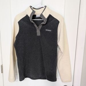 Columbia Charcoal & Cream Pullover